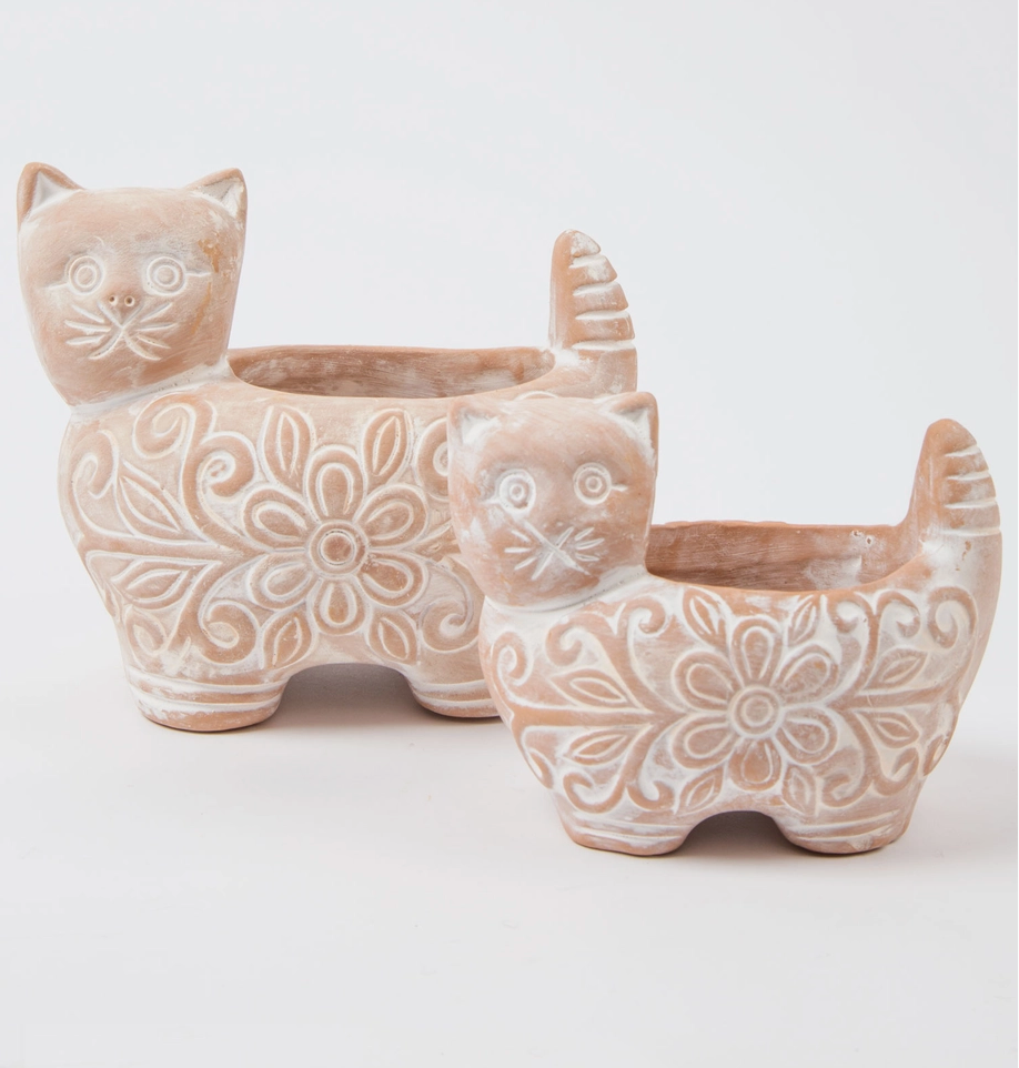 Garden Kitty Planter