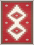 Canvello Tuscany Reversible Wool Ivory Area Rug- 9'1'' X 12' 2''-0