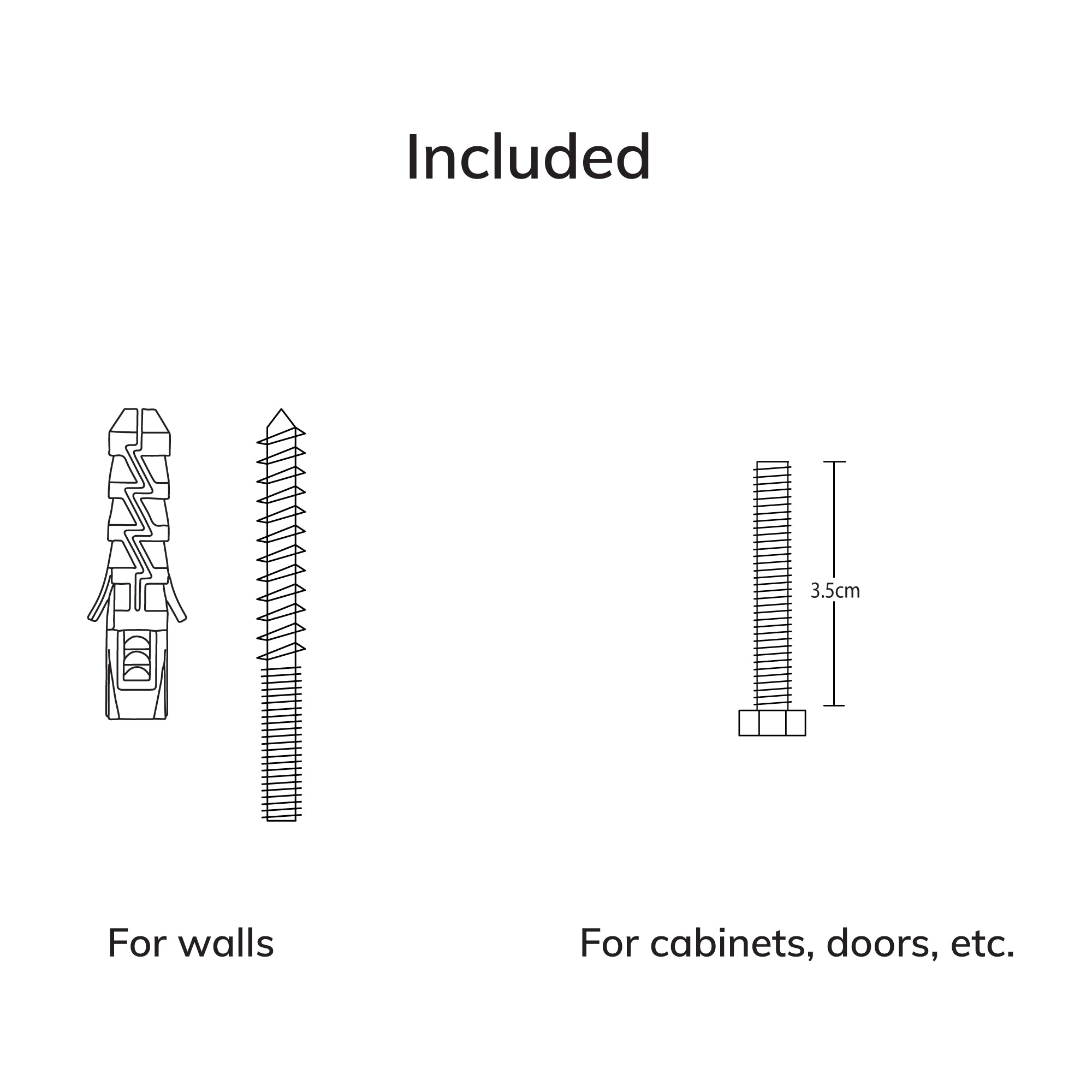 Round Beech Wood Coat Hook/Knob - Set of 2