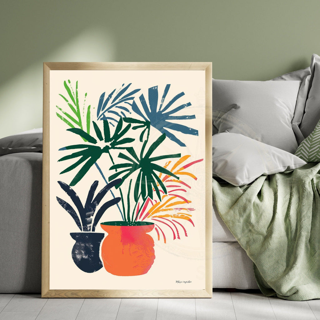 Impression Matisse | Affiche Henri Matisse | Inspiration Henri Matisse - Vases et plantes-0