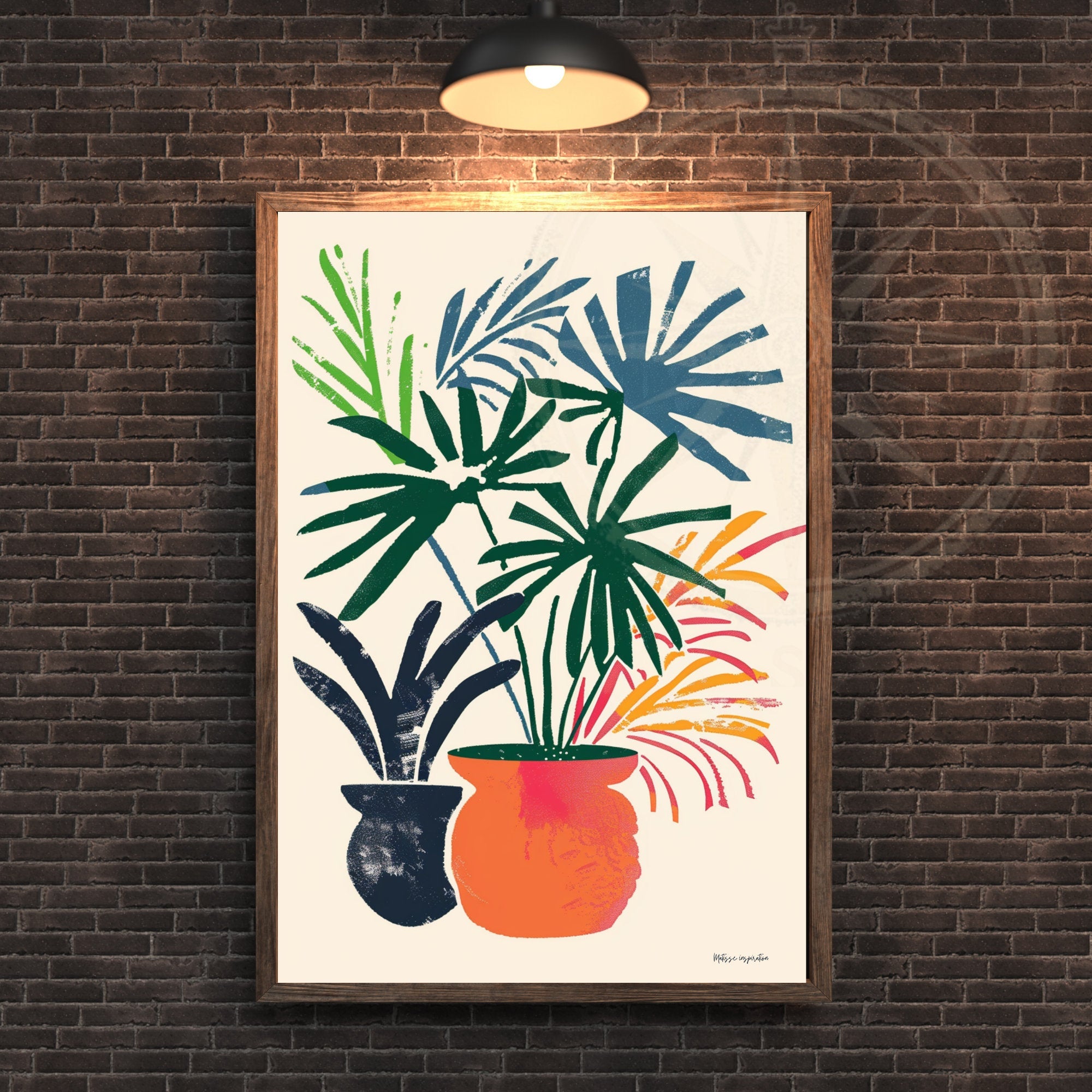 Impression Matisse | Affiche Henri Matisse | Inspiration Henri Matisse - Vases et plantes-3